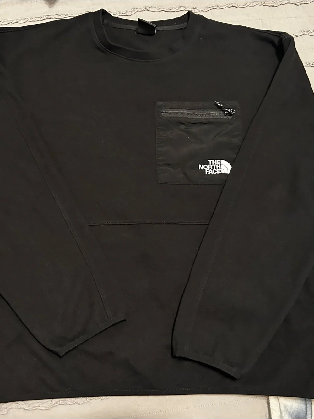 The North Face Black Chest Pocket Pullover
